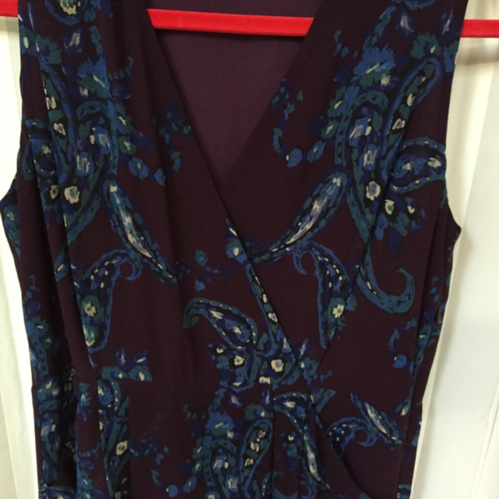CAbi Purple and Blue Midi Dress - Picture 4 of 16